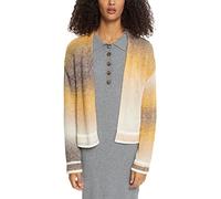 ESPRIT Women's 092ee1i307 Cardigan Sweater, 767/Dusty Yellow 3, M