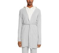 ESPRIT Women's 092ee1i323 Cardigan Sweater, 044/Light Grey 5, XL