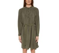 ESPRIT Women's 093EE1E317 Dress, 355/DARK Khaki,
