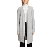ESPRIT Women's 093ee1i312 Cardigan Sweater, Light Grey, S
