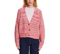 ESPRIT Women's 093ee1i329 Cardigan Sweater, Dunkelrot, XS