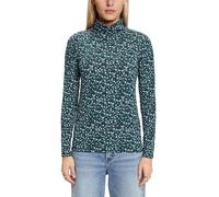ESPRIT Women's 103CC1K302 T-Shirt, 388/BOTTLE Green 4,