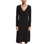 ESPRIT Women's 112ee1e307 Dress, 001/Black, L