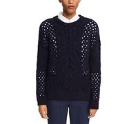 ESPRIT Women's 112ee1i307 Sweater, 400/Navy, M