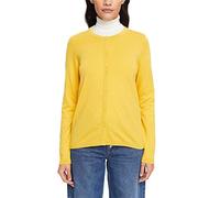 ESPRIT Women's 990cc1i311 Cardigan Sweater, Yellow, XS