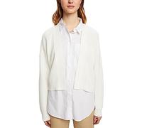 ESPRIT Women's 992cc1i307 Cardigan Sweater, Off White, S