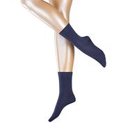 ESPRIT Women's Accent Stripe 2-Pack Socks, Cotton, Blue (Marine 6120), 2.5-5 (Pack Of 2)
