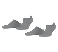 Esprit Womens Active Basic 2 Pack Sneaker Socks - Light Grey