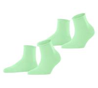 Esprit Womens Basic Pure 2 Pack Short Socks - After Eight Green