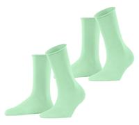 Esprit Womens Basic Pure 2 Pack Socks - After Eight Green