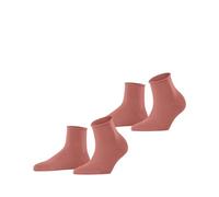 ESPRIT Women's Basic Pure 2-Pack Socks Breathable Cotton Reinforced Pressure-Free Rolled Cuff Soft Grip On Leg All-Rounder For Work Everyday Wear Plain Multipack 2 Pairs
