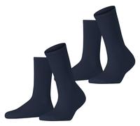 Esprit Womens Basic Tennis 2 Pack Socks - Navy
