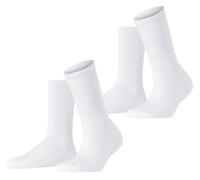 Esprit Womens Basic Tennis 2 Pack Socks - White