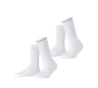 ESPRIT Women's Basic Tennis Multipack W So Cotton Plain Socks 2 Pairs, Multicolored White Mix 0010, 5.5-8