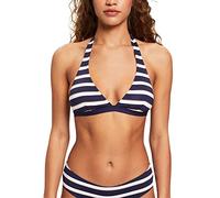 ESPRIT Women's Bikini Top, Navy 3, D (Brela Beach, RCS Pad.Holders, Halterneck, Quick-drying)