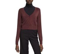 ESPRIT Women's Cardigan, 603/Bordeaux Red 4, M