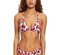 ESPRIT Women's Carilo Beach Rcs Pad Holders Bikini, Dark Red 3, B UK