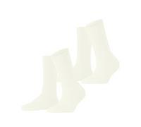 ESPRIT Women's Cloud Multipack W So Cotton Plain 2 Pairs Socks, White Off-White 2040, 5.5-8