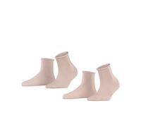 ESPRIT Women's Cozy Dot 2-Pack Socks, Wool, Red (Peach Whip 8674), 5.5-8 (Pack Of 2)
