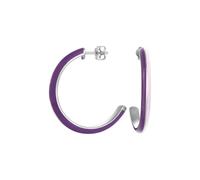Esprit Women's Earrings Hoop Stainless Silver Marin 68 Purple ESER11113F000