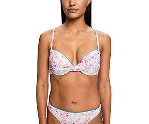 ESPRIT Women's Greenfield Beach Rcs Push Up Bikini, Teal Blue 3, B UK