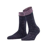 ESPRIT Women's Multicolour Boot W SO Cotton Wool Plain 1 Pair Socks, Blue (Space Blue 6116), 2.5-5