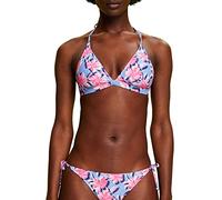 ESPRIT Women's Palace Beach RCS Padded Halterneck Bikini Top, Light Blue Lavender 3, 12/C