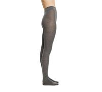 ESPRIT Women's Plain W Ti Cotton Wool Thick Plain 1 Pair Tights, Grey Light Melange 3390-O, S