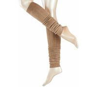 Esprit Womens Ribbed Legwarmers - Nutmeg Brown