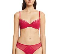 ESPRIT Women's Seasonal Lace RCS Half Padded Bra, Pink Fuchsia, 32B