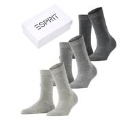 ESPRIT Women's Solid Mix 3-Pack W SO Cotton Lyocell Plain 3 Pairs Socks, Multicolor (Sortiment 0020), 2.5-5