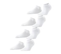 ESPRIT Women's Solid W Sn Cotton Low-Cut Plain multipack Trainer Socks, White 2000, 3.5-7