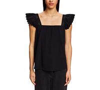 ESPRIT Women's 043cc1k311 T-Shirt, 001/Black, XS