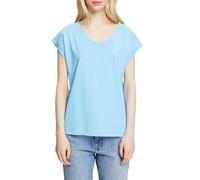 ESPRIT Women's 044ee1k310 T-Shirt, 480/Light Turquois, XS