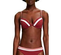 ESPRIT Women's Tayrona Beach Rcs Pad.plunge Bikini, Dunkelrot, B UK