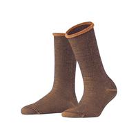 ESPRIT Women's Terry W So Cotton Plain Socks 1 Pair, Red Purple Wood 8724, 2.5-5