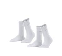 ESPRIT Women's Uni Multipack W So Cotton Plain 2 Pairs Socks, White 2000, 2.5-5