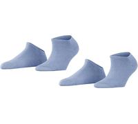 ESPRIT Women's Uni 2-Pack Trainer Socks Breathable Organic Cotton Short Ankle L