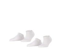 ESPRIT Women's Uni Multipack W Sn Cotton Low-Cut Plain 2 Pairs Trainer Socks, White 2000, 2.5-5
