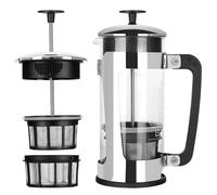 ESPRO - P5 Cafetiere 2 Cups French Press Coffee Maker - Patented Double Micro-filter for Sludge and Grit Free Brew Heat Resistance Borosilicate Glass - 18oz