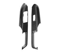 ESPYN Car Door Handle Window Lifting Panel Frame for Mustang 2014-2018 Carbon Fiber Switch Interior Cover Trim Universal Interior Accessories
