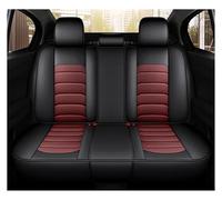ESPYN Car Seat Protector Car Seat Cover Full Set For Astra J For Superb 3 For Captiva For Duster Leather(Rear Seats-Wine Red)