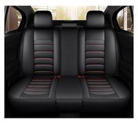 ESPYN Car Seat Protector Car Seat Cover Full Set For Astra J For Superb 3 For Captiva For Duster Leather(Rear Seats-Black Red)