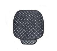 ESPYN Car Seat Protector Car Seat Covers Set PU Leather Protector Interior Auto Seats Cushion Mats Chair Carpet Pads(White Front 1piece)