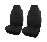 ESPYN Car Seat Protector Universal Car Seat Covers For Most Suv Truck Van Accessories Interior Airbag Compatible(TypeA Black 2 Front)