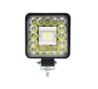 ESPYN Fog Light Auto Work Light 99W 123W Led Light Round Square LED For Offroad LED Bar 4 Inch Spot Flood Fog Lamp12V 24V Off Road 4x4(1Piece Square 123W)