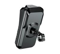 ESPYN GPS Mount Adjustable Motorcycle Waterproof Holder Universal Anti Fall Phone Mount Handlebar Suitable Motorcycle Bike Phone Holder(Handlebar version)