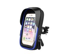 ESPYN GPS Mount Bicycle Motorcycle GPS Navigation Holder Waterproof Multi-function Mobile Phone Bracket Card Pack Bike Motorcycle Accessories(Bicycle Blue)