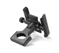 ESPYN GPS Mount Universal Metal Bike Phone Rack Aluminum Alloy Bicycle Mobile Phone Holder Motorcycle Bike Handlebar Mount(Black model B)