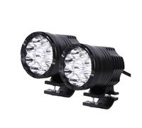 ESPYN Headlight Motorbike 9 Chips LED Headlights For Motorcycle High/Low/Strobe Lights Moto Fog Light Auxiliary Motocross Spotlight(2pieces)